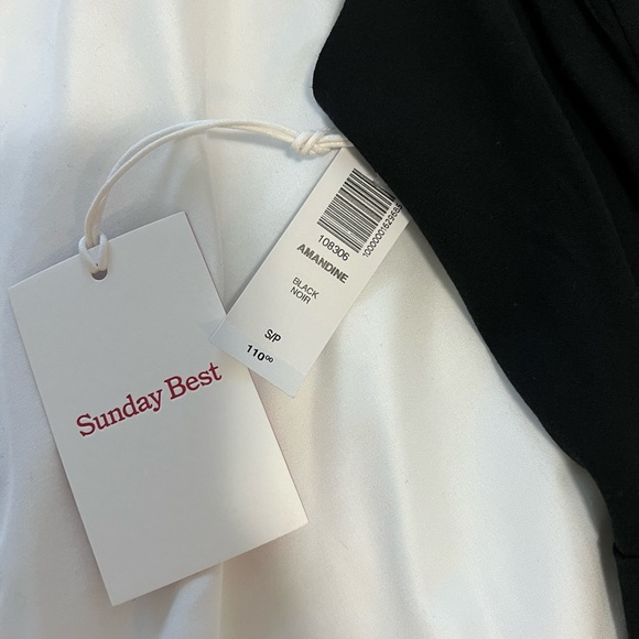 Brand new Sunday best Amandine Dress in black size small- Aritzia - Picture 11 of 16